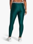 Under Armour HeatGear Gym Leggings, Hydro Teal /White