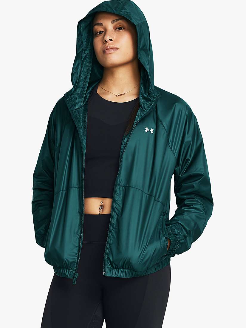 Buy Under Armour Storm Sports Jacket, Hydro Teal/White Online at johnlewis.com