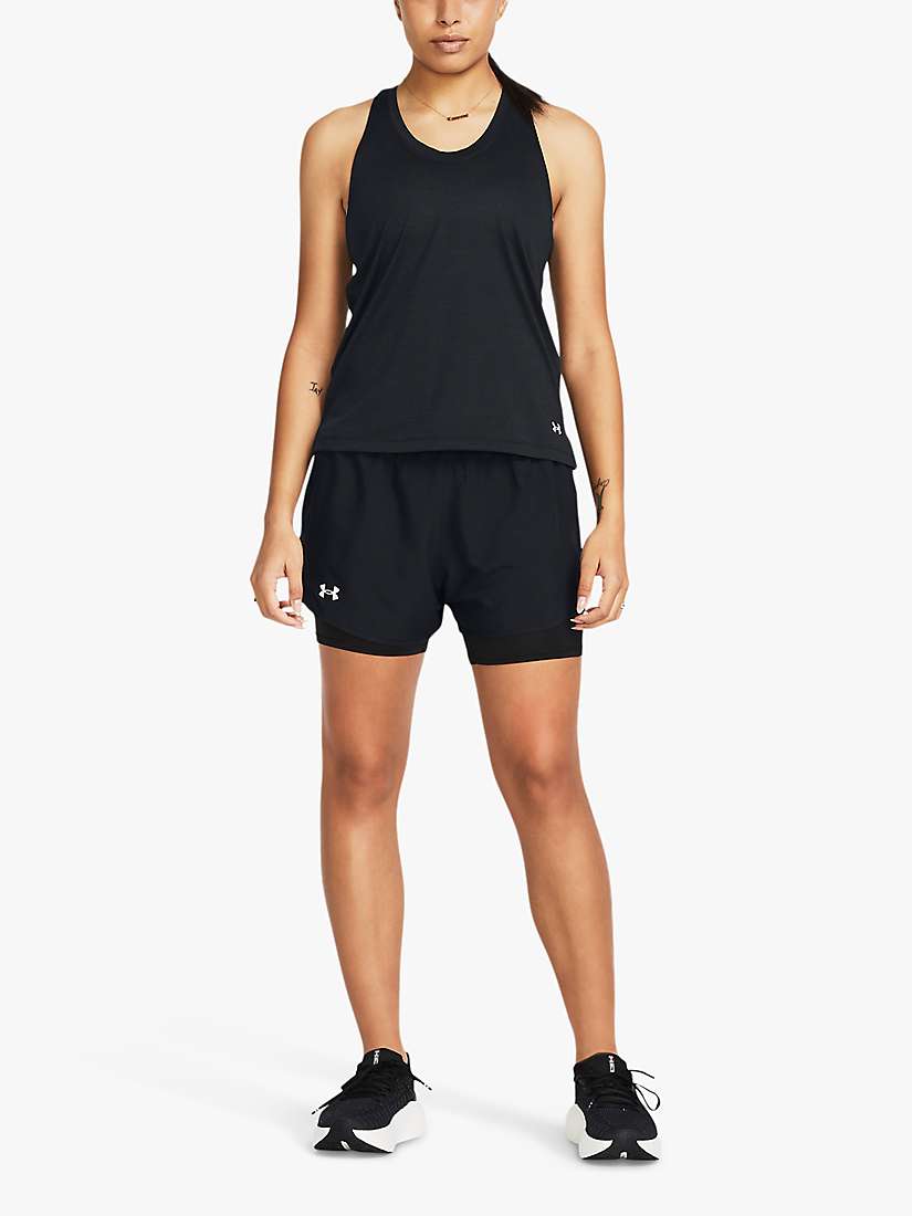 Buy Under Armour Fly B 2 in 1 Shorts, Black/Reflective Online at johnlewis.com