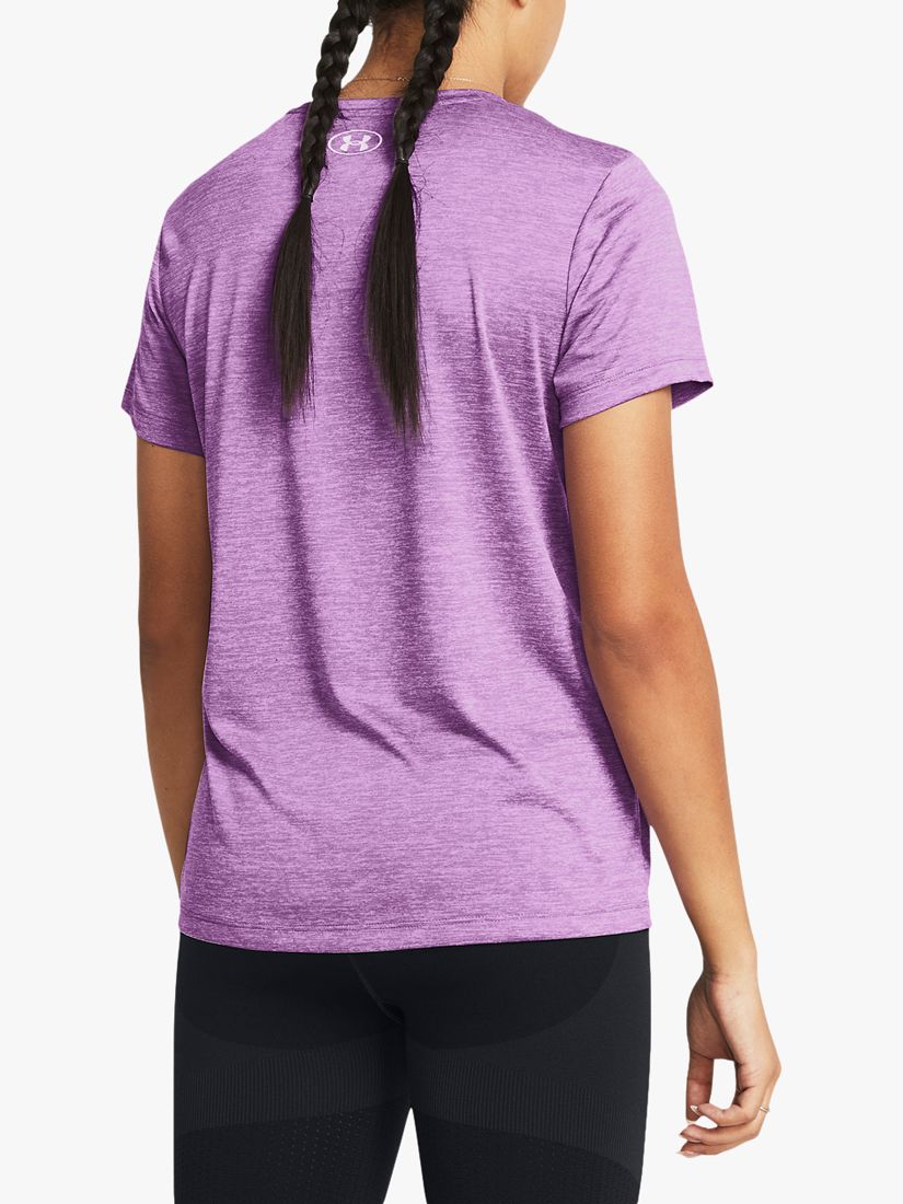 Under Armour Women's Tech Twist T-shirt, Purple, M