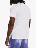 Under Armour Streaker Short Sleeve Gym Top, White/Reflective