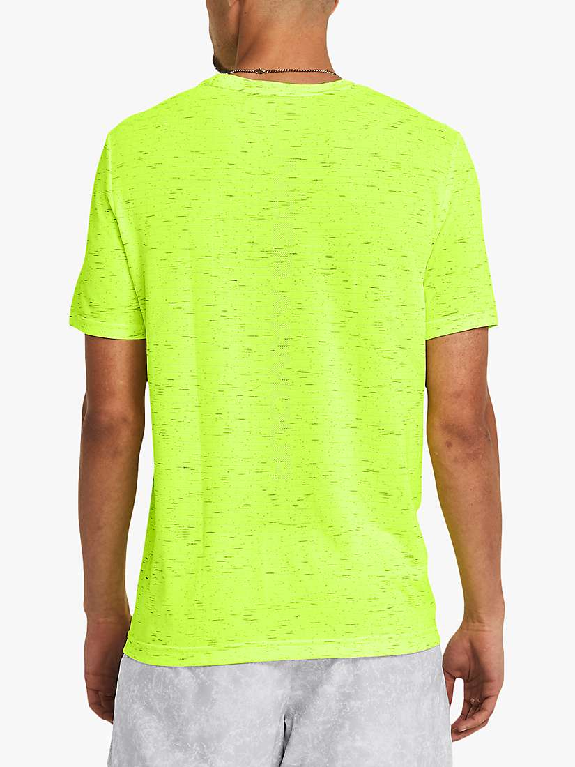 Buy Under Armour Seamless Short Sleeve Gym Top, Yellow Online at johnlewis.com