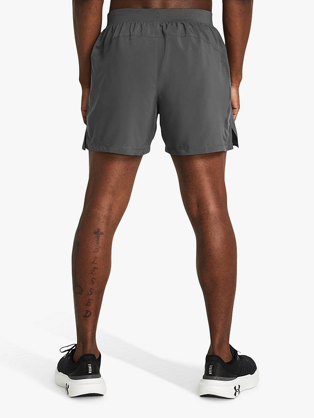 Under Armour Launch Running Shorts, Rock/Reflective