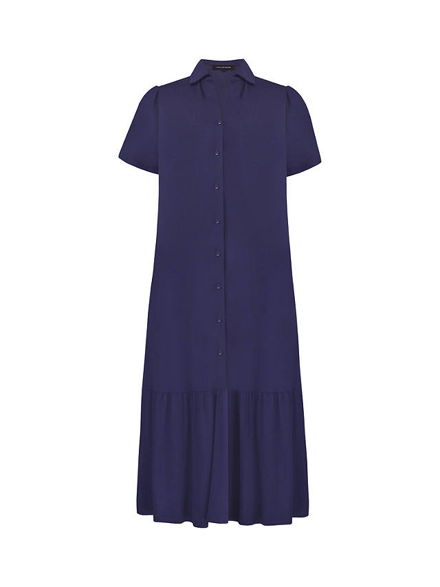 Live Unlimited Curve Jersey Shirt Midaxi Dress, Blue