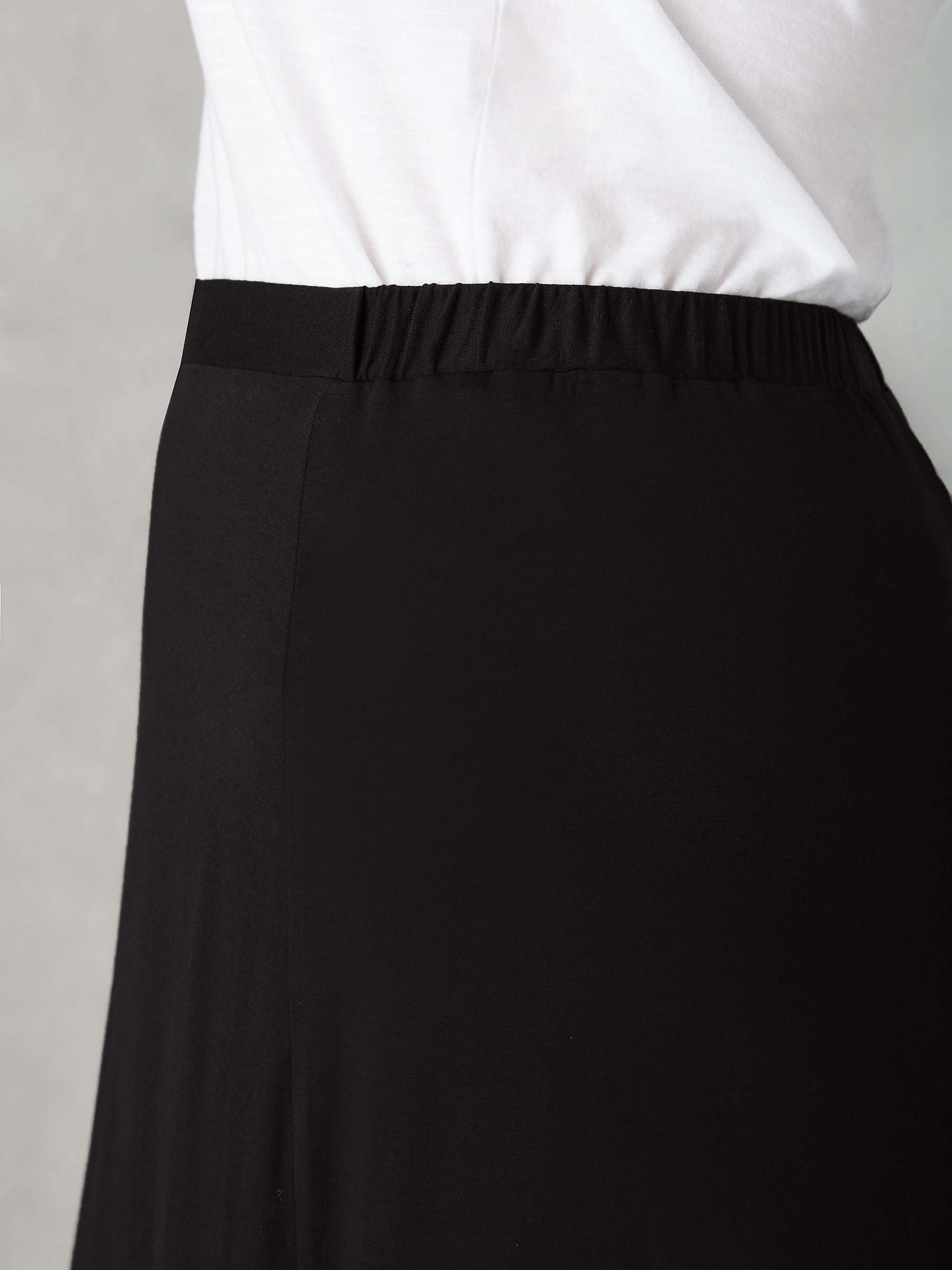 Buy Live Unlimited Curve Jersey Midi Skirt, Black Online at johnlewis.com