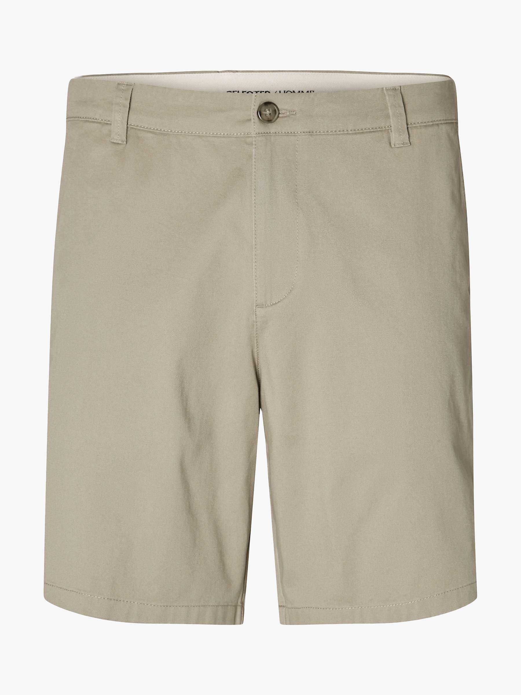 Buy SELECTED HOMME Bill Flex Shorts, Grey Online at johnlewis.com