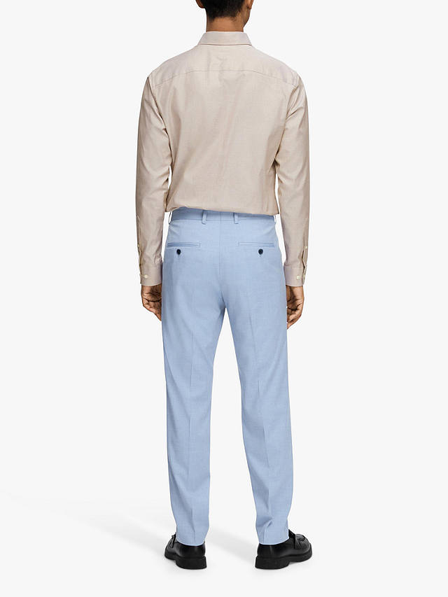 SELECTED HOMME Cedric Tailored Suit Trousers, Light Blue