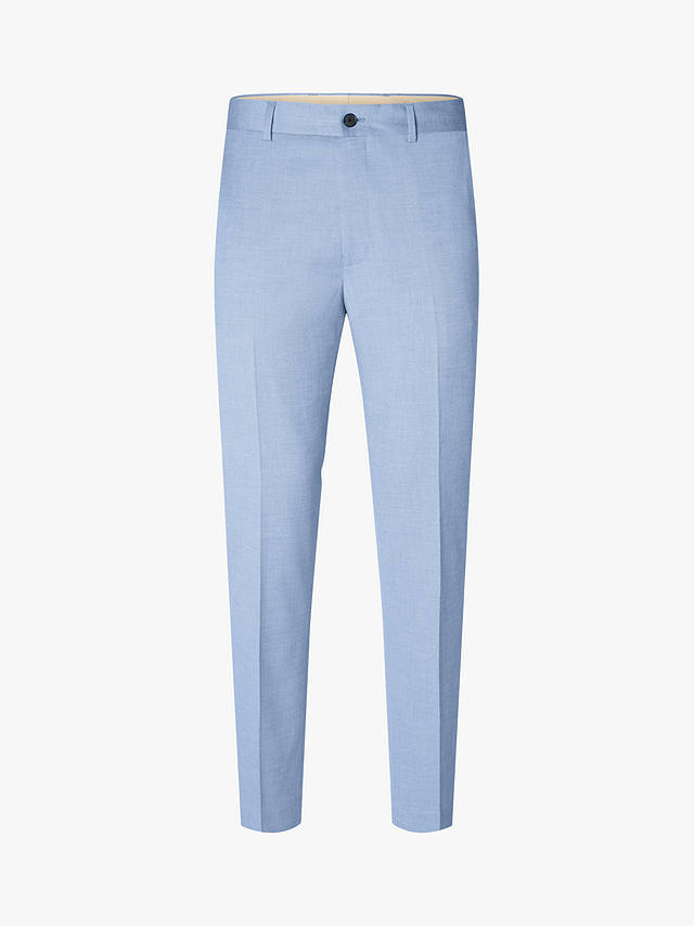 SELECTED HOMME Cedric Tailored Suit Trousers, Light Blue