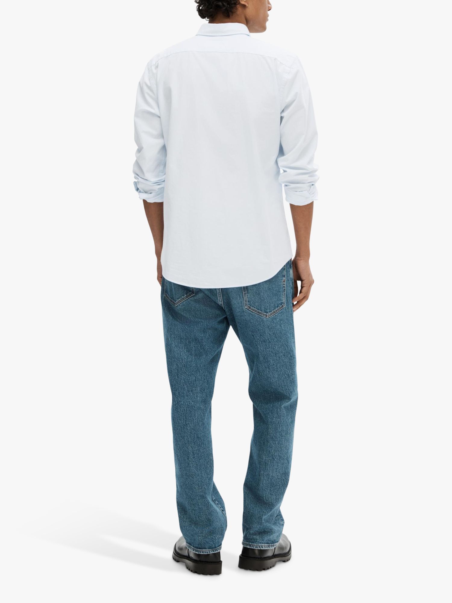 Buy SELECTED HOMME Poplin Long Sleeve Shirt Online at johnlewis.com