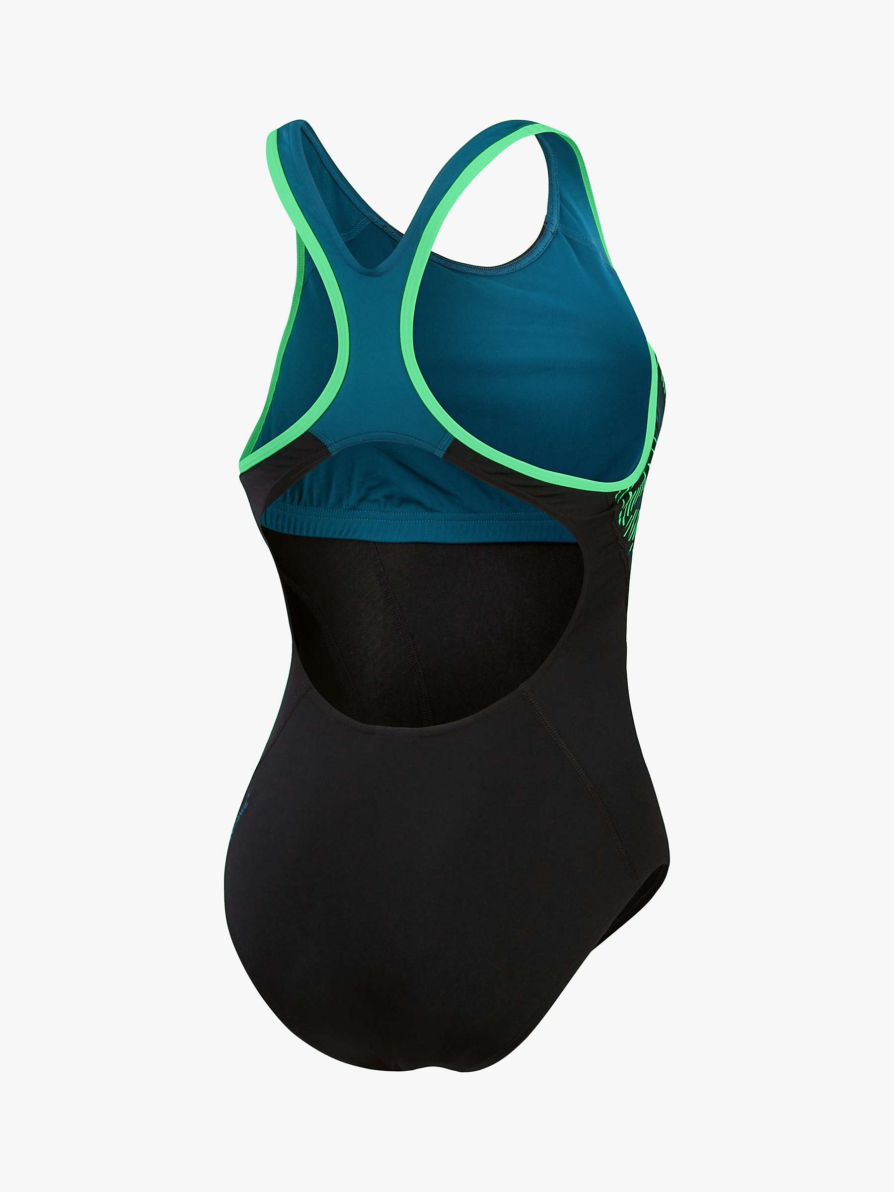 Buy Speedo Placement Muscleback Swimsuit Online at johnlewis.com