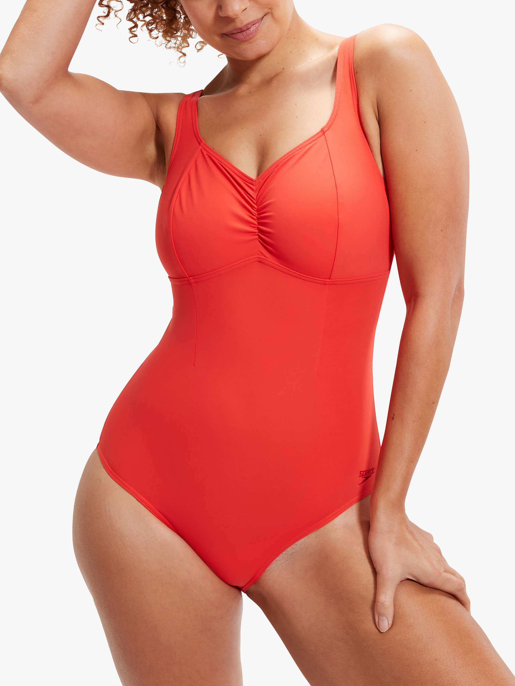 Buy Speedo Shaping ContourEclipse Swimsuit, Watermelon Online at johnlewis.com