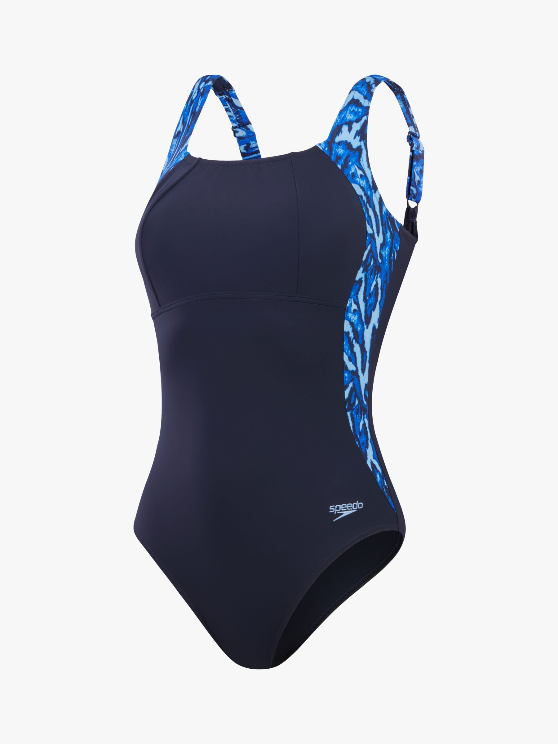 Buy Speedo Shaping ContourEclipse Swimsuit, Pure Blue/Cobalt Online at johnlewis.com