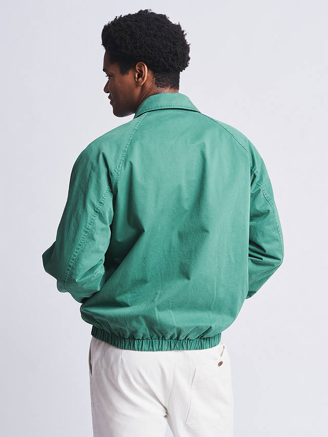 Aubin Stow Cotton Twill Harrington Jacket, Leaf