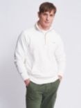 Aubin Provost Half-Zip Sweatshirt, White