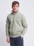 Aubin Provost Half-Zip Sweatshirt, Washed Khaki