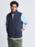 Aubin Kelsey Diamond Quilted Gilet, Navy