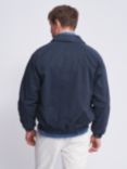 Aubin Stow Cotton Twill Harrington Jacket, Navy