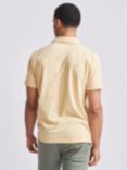 Aubin Arnold Linen Blend Polo Shirt, Yellow