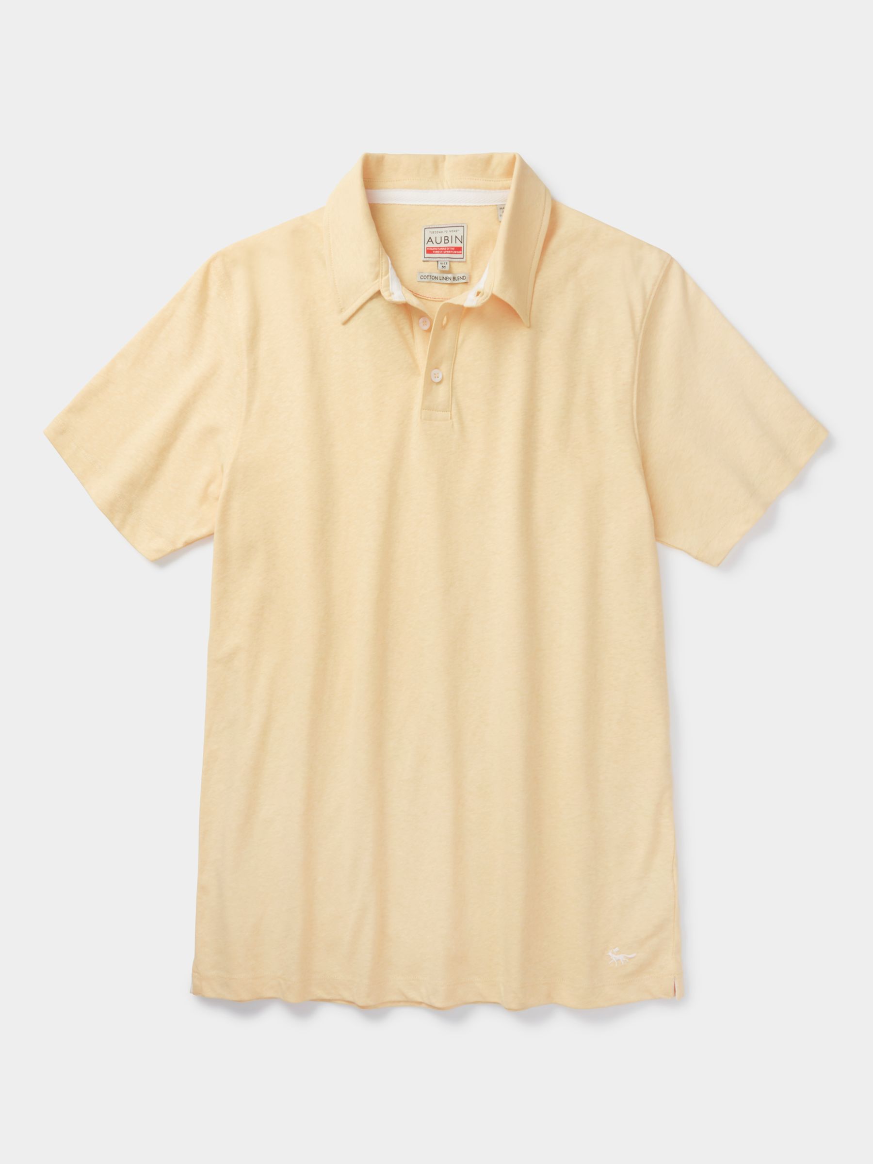 Buy Aubin Arnold Linen Blend Polo Shirt Online at johnlewis.com