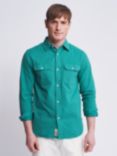 Aubin Normanby Cotton Twill Shirt, Leaf