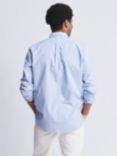 Aubin Gladstone Cotton Poplin Shirt, Pale Blue