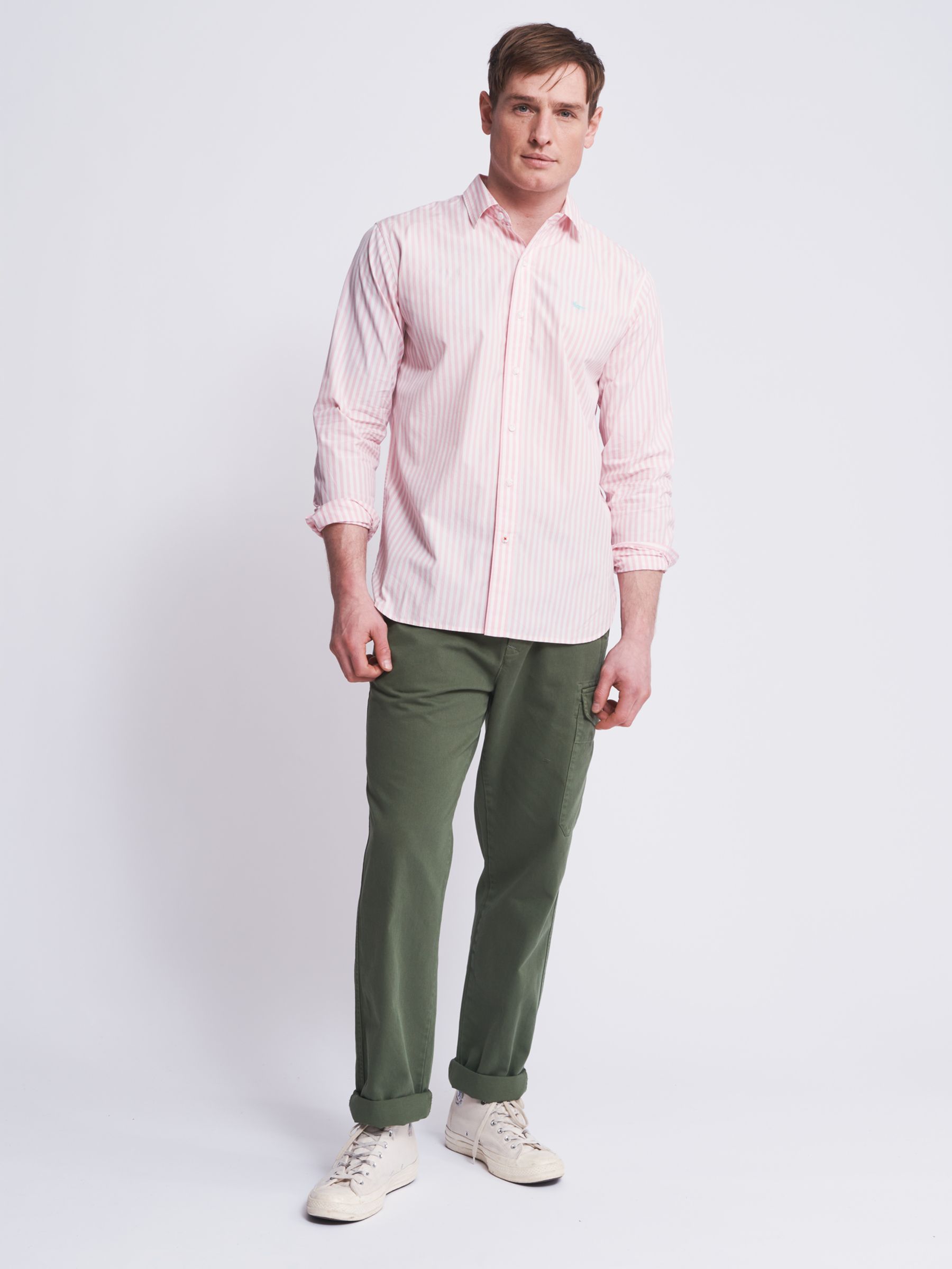 Buy Aubin Bridges Cotton Poplin Long Sleeve Shirt Online at johnlewis.com