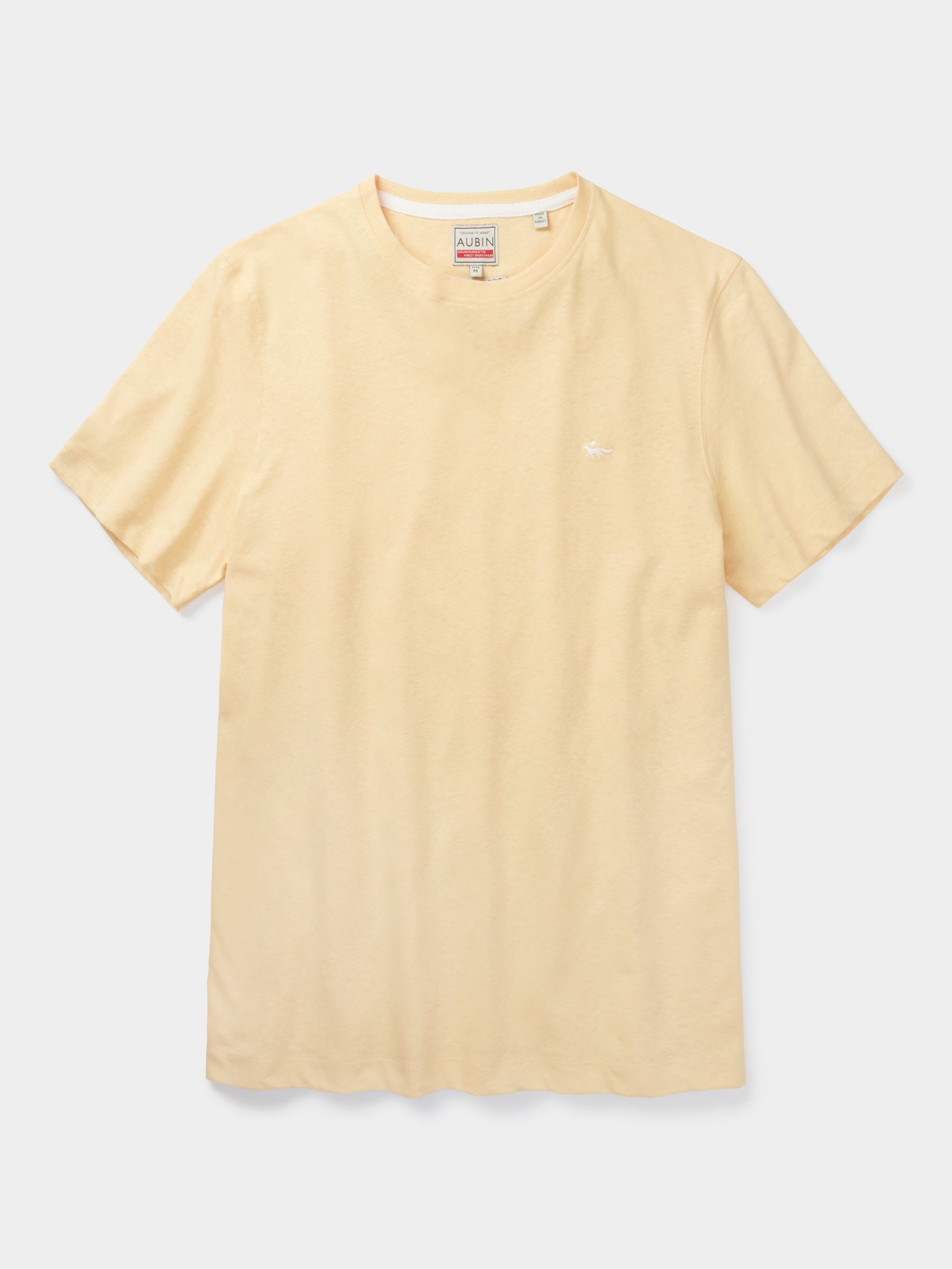 Buy Aubin Hampton Cotton Linen T-Shirt Online at johnlewis.com