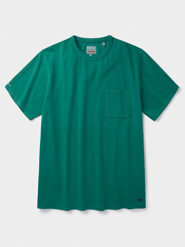 Aubin Newburgh Relaxed Pocket T-Shirt, Grass Green