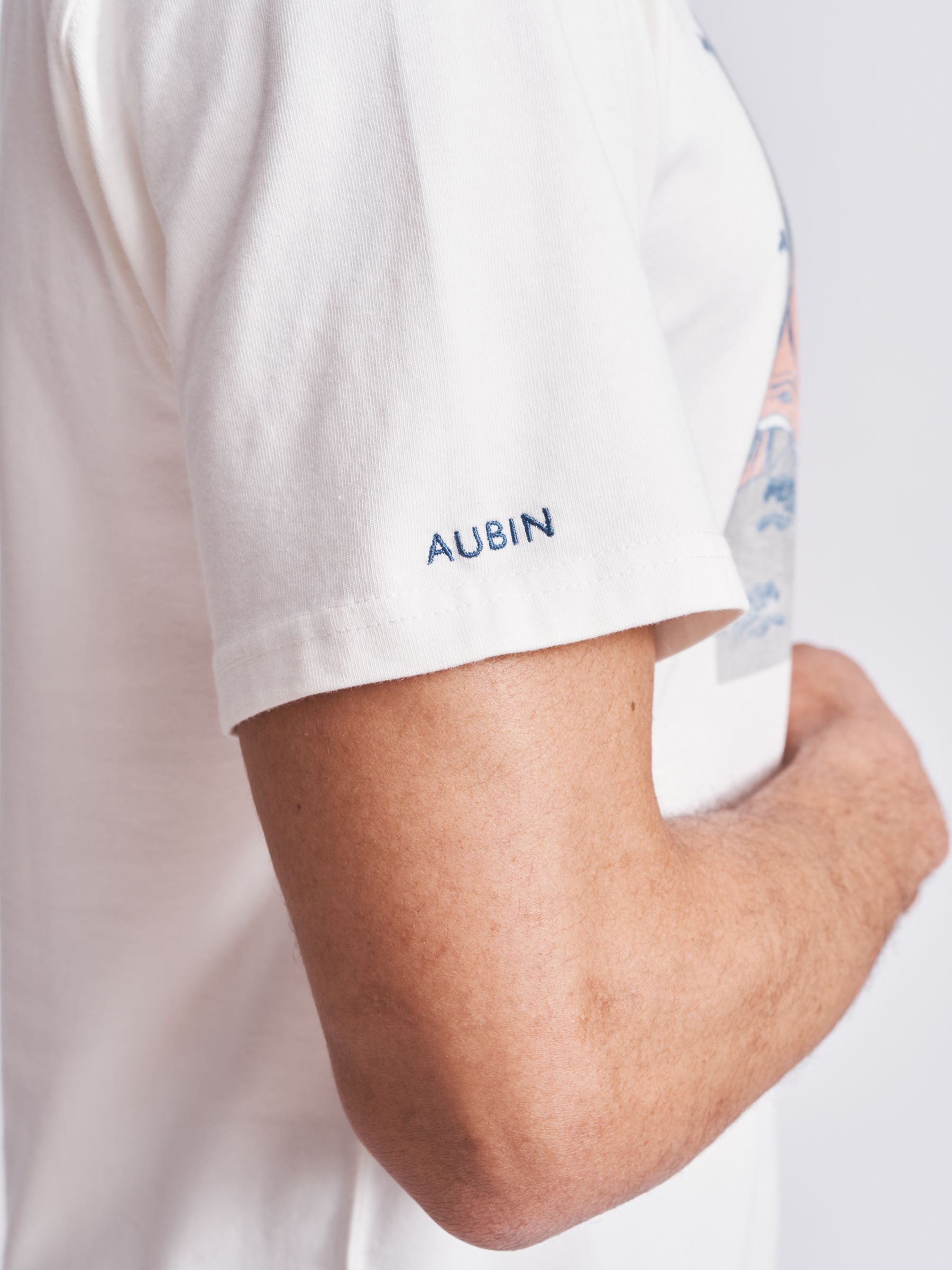 Buy Aubin Newburgh Relaxed Graphic T-Shirt Online at johnlewis.com
