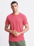 Aubin Hampton Cotton Linen T-Shirt, Raspberry