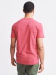 Aubin Hampton Cotton Linen T-Shirt, Raspberry
