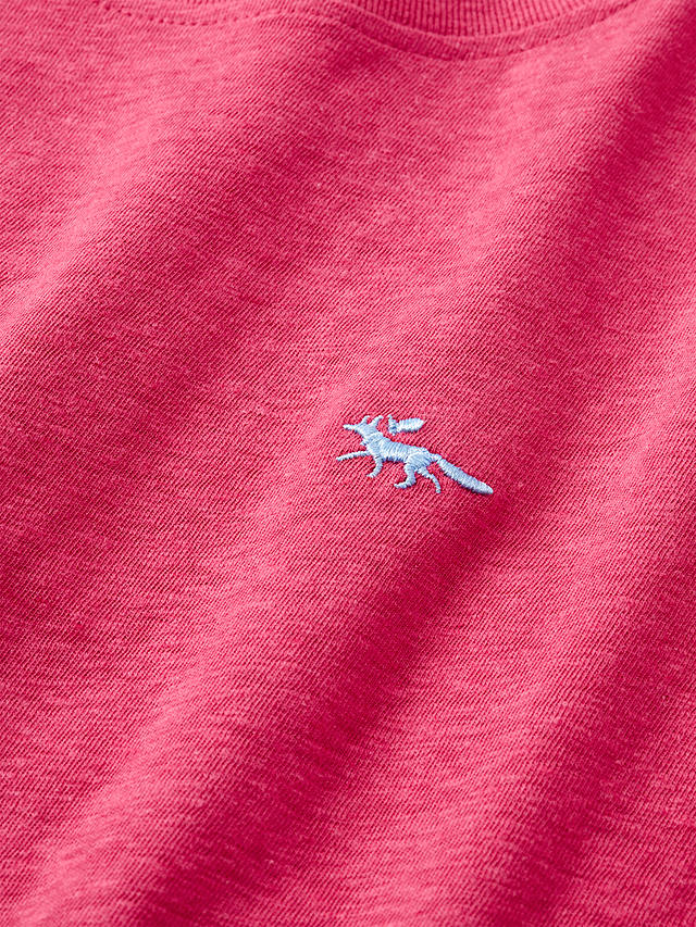 Aubin Hampton Cotton Linen T-Shirt, Raspberry