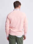 Aubin Garsdale Slub Crew Jumper, Washed Pink