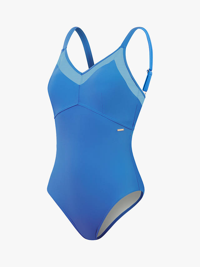 Speedo Shaping Banduae Swimsuit, Sevres Blue