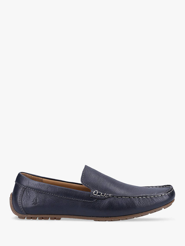 Hush Puppies Ralph Leather Slip On Loafers, Navy