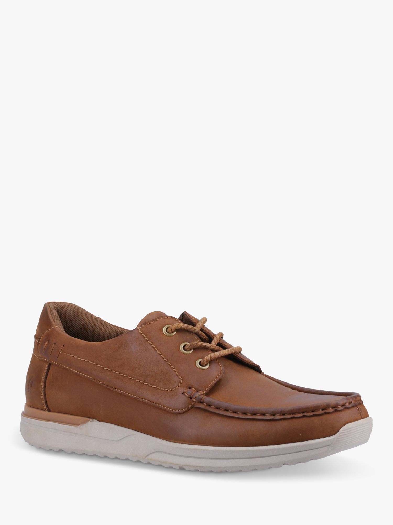 Buy Hush Puppies Howard Leather Lace Up Shoes, Tan Online at johnlewis.com