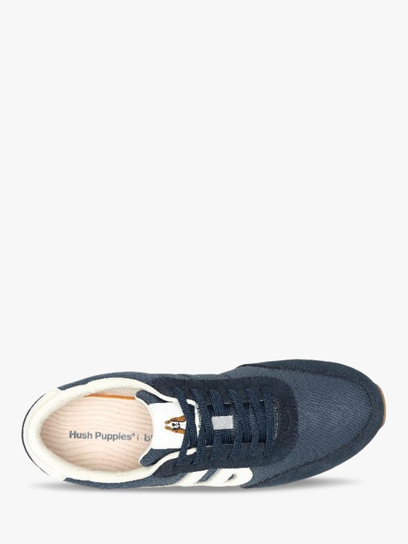 Hush Puppies Seventy8 Suede Trainers, Navy, 9