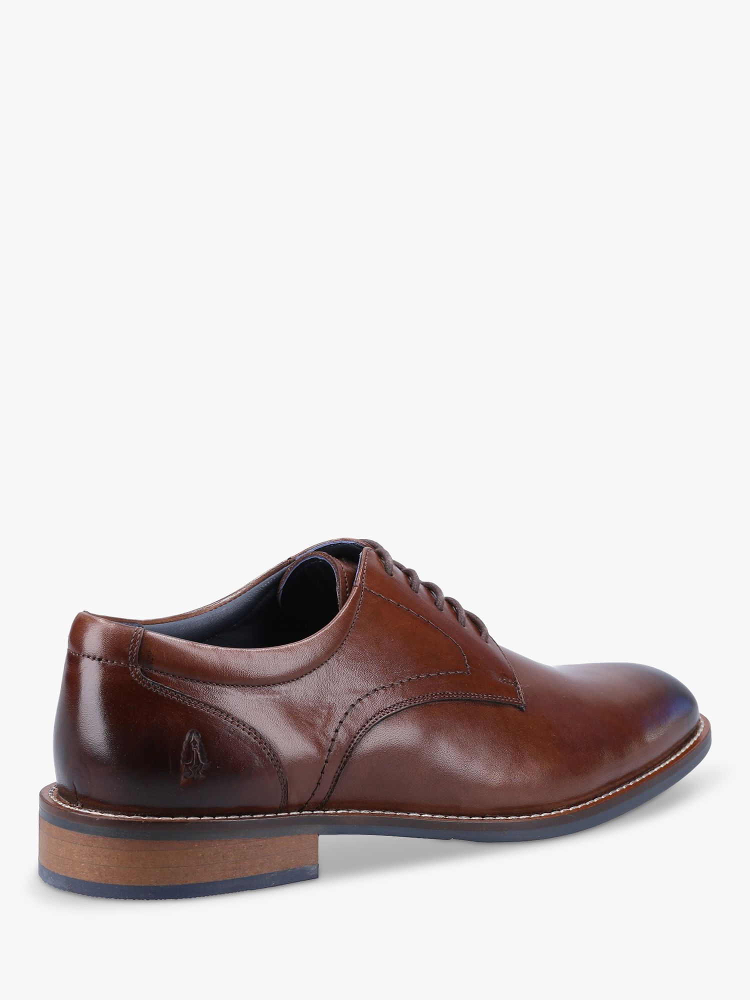 Hush Puppies Damien Leather Derby Shoes, Chocolate at John Lewis & Partners