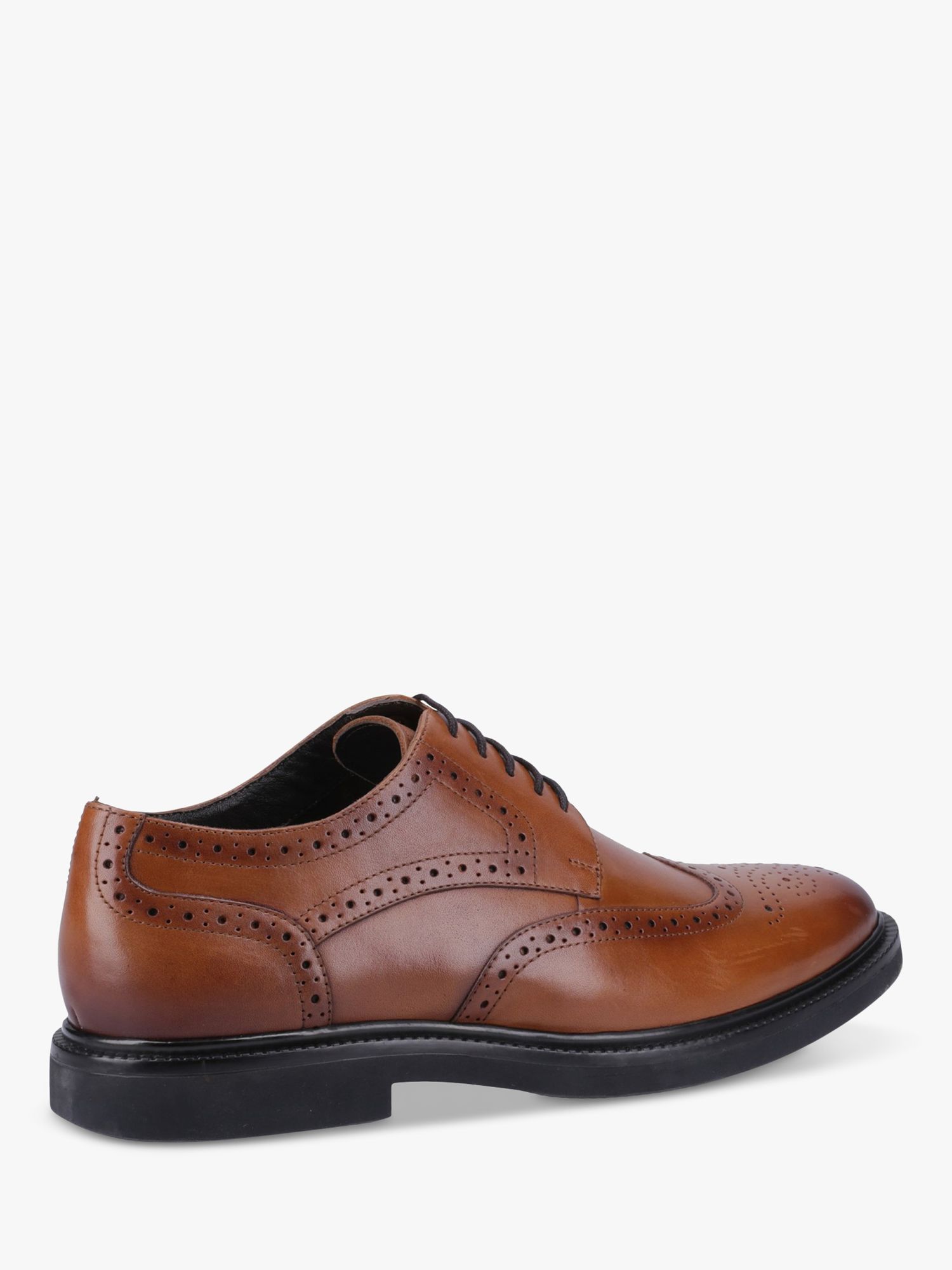 Buy Hush Puppies Kingston Brogue Leather Shoes, Tan Online at johnlewis.com