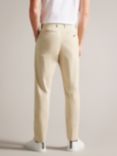 Ted Baker Haybrn Regular Fit Textured Chino Trousers, Light Grey