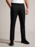 Ted Baker Haydae Slim Fit Textured Chino Trousers, Black, Black