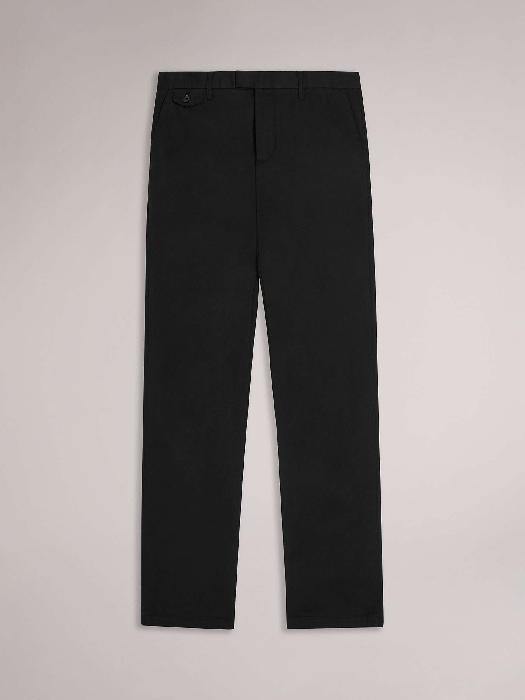 Buy Ted Baker Haydae Slim Fit Textured Chino Trousers, Black Online at johnlewis.com