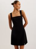 Ted Baker Wynod Tailored Square Neck Mini Dress, Black