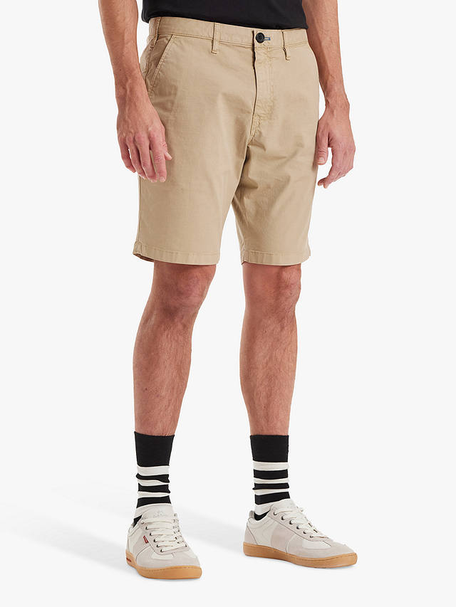 PS Paul Smith Mid Fit Clean Chino Shorts, Brown