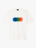 PS Paul Smith Short Sleeve Circles T-Shirt, White/Multi