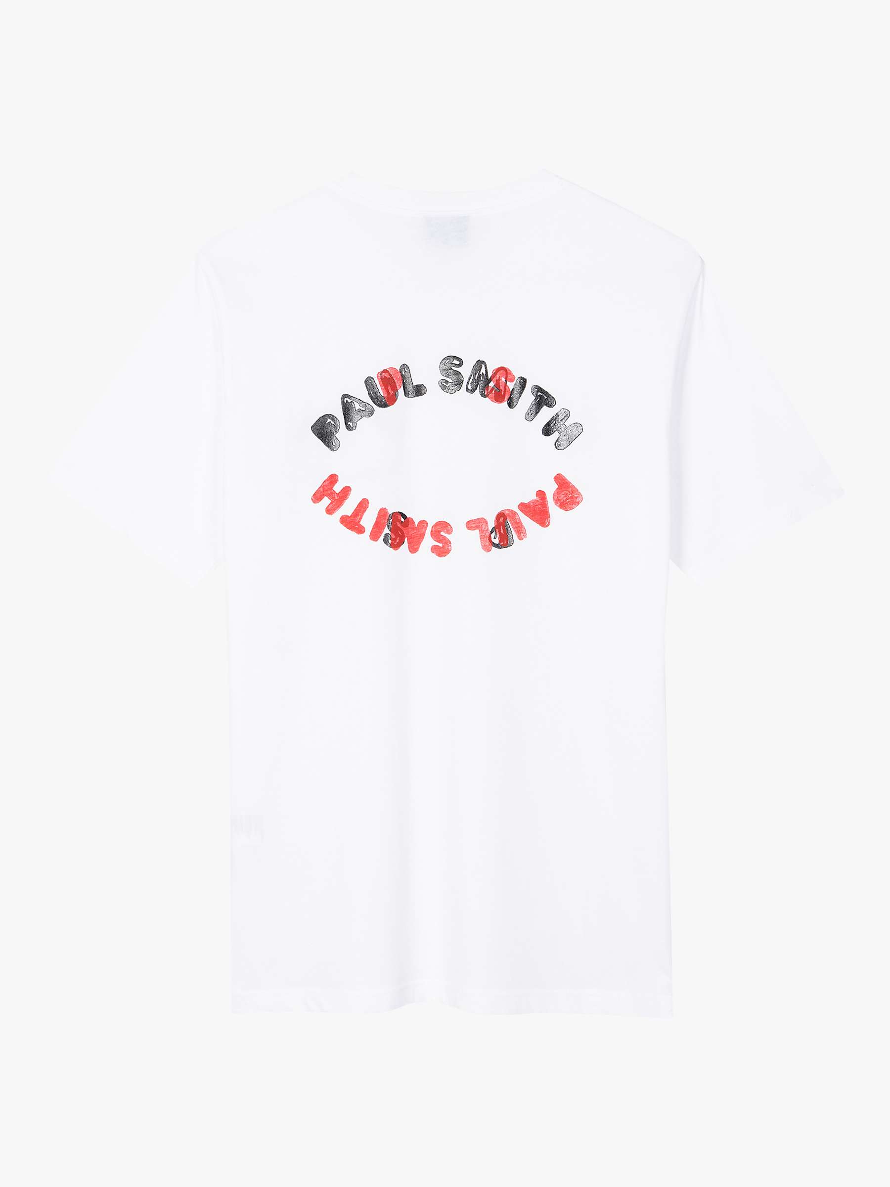 Buy PS Paul Smith Regular Fit Happy Eye T-Shirt, White Online at johnlewis.com