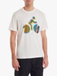 PS Paul Smith Regular Cycle T-Shirt, White/Multi