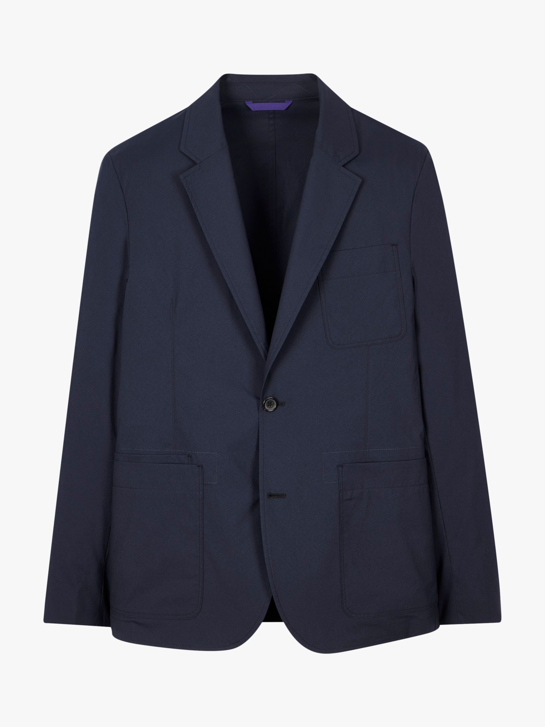 PS Paul Smith Organic Cotton Blend Suit Jacket, Blues, S
