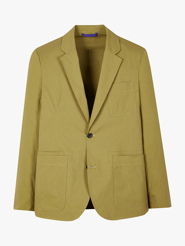 PS Paul Smith Organic Cotton Blend Suit Jacket, Greens