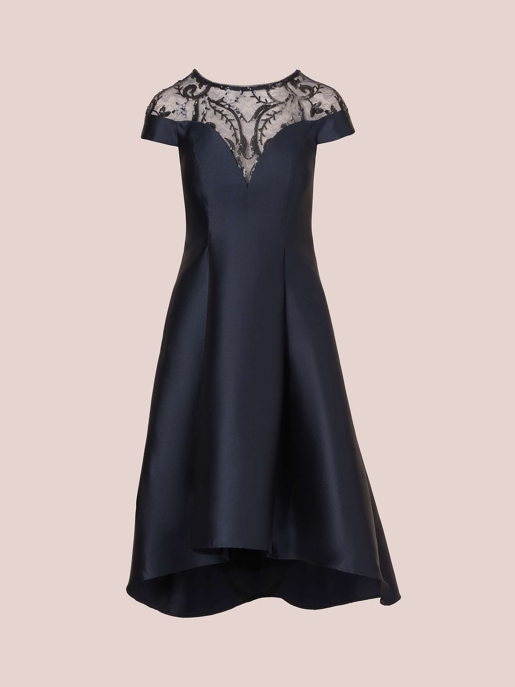 Buy Adrianna Papell Studio Mikado Midi Dress, Midnight Online at johnlewis.com